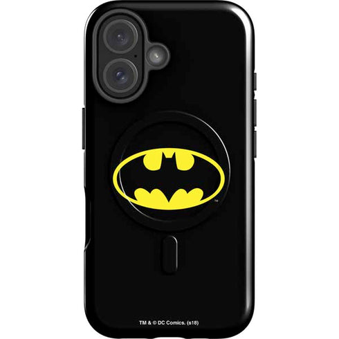 DC Comics Batman Movie 1989 Logo iPhone 16 Plus Magsafe Impact Case